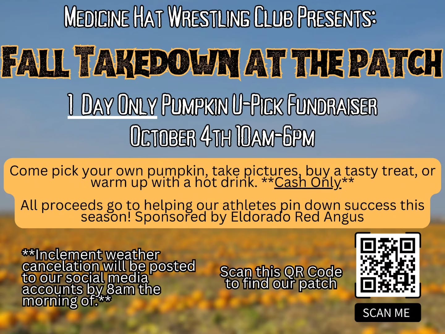 2025 Pumpkin U-pick Poster